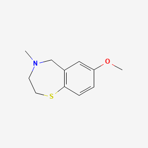 Chemical structure of S107