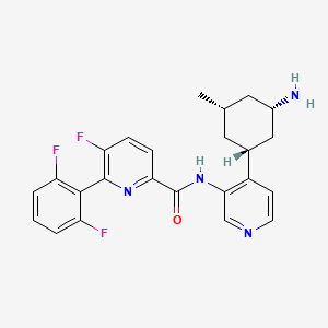Chemical structure of PIM447
