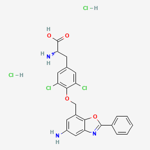 Chemical structure of JPH203 Dihydrochloride