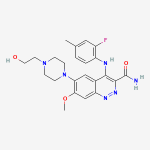 Chemical structure of AZD7507