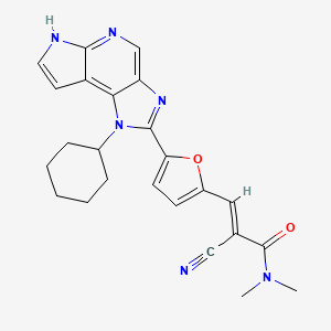Chemical structure of FM381