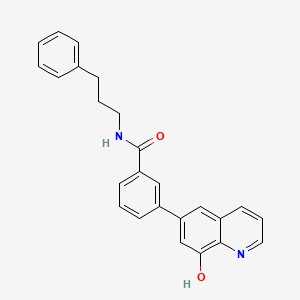 Chemical structure of NCGC00244536