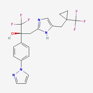 Chemical structure of MK-5046