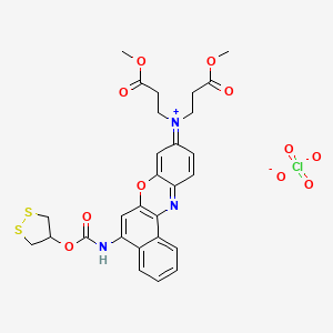 Chemical structure of TRFS-red