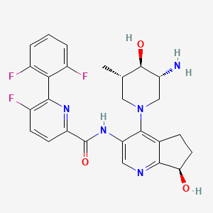 Chemical structure of PIM inhibitor 1 phosphate
