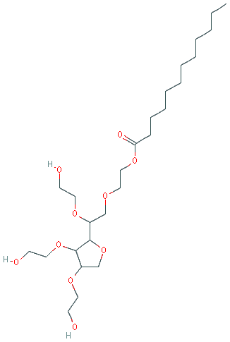 Chemical structure of TWEEN 20