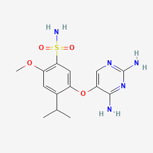Chemical structure of Gefapixant