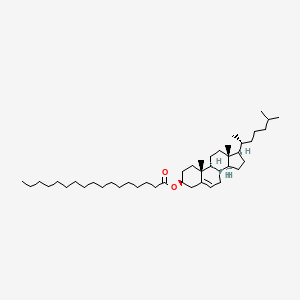 Chemical structure of Cholesteryl Heptadecanoate
