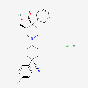 Chemical structure of Levocabastine hydrochloride
