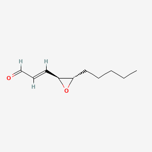 Chemical structure of trans-4,5-epoxy-2(E)-Decenal