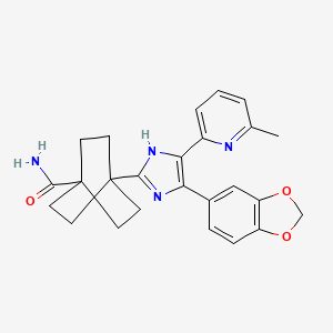 Chemical structure of SM 16