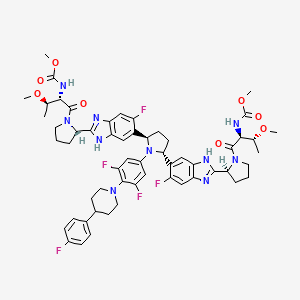 Chemical structure of Pibrentasvir
