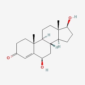 Chemical structure of 6β-hydroxy Testosterone