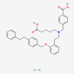 Chemical structure of Cinaciguat hydrochloride