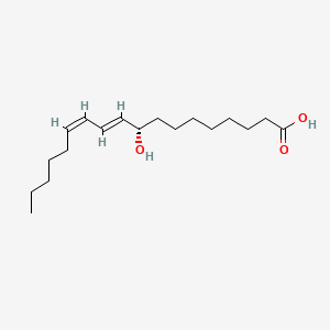 Chemical structure of 9(S)-HODE