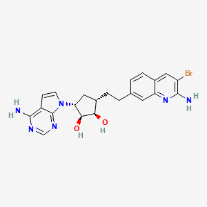 Chemical structure of Onametostat