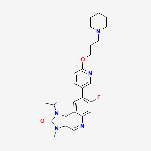 Chemical structure of AZD1390