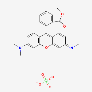 Chemical structure of Tetramethylrhodamine Methyl Ester Perchlorate