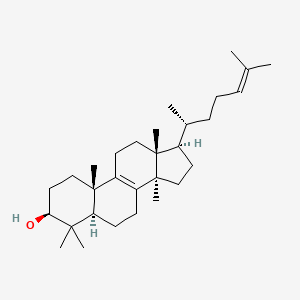 Chemical structure of Lanosterol