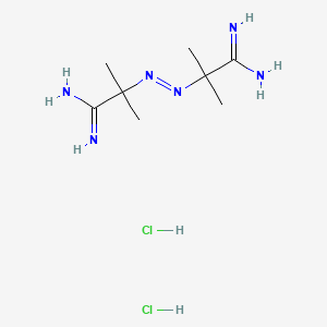 Chemical structure of AAPH