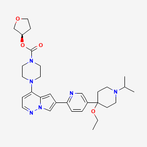 Chemical structure of BLU-782
