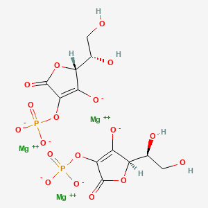 Chemical structure of L-Ascorbic Acid 2-phosphate (magnesium salt)