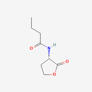 Chemical structure of N-butyryl-L-Homoserine lactone