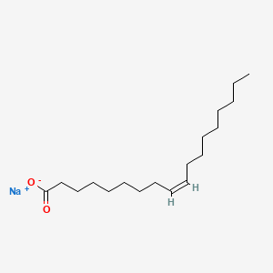 Chemical structure of Sodium oleate