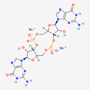 Chemical structure of Cyclic di-GMP disodium