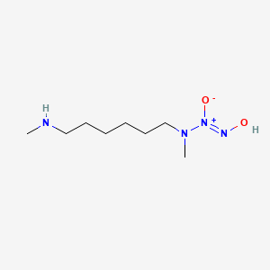 Chemical structure of MAHMA NONOate