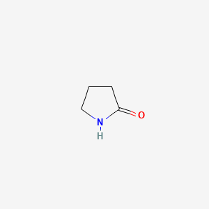 Chemical structure of 2-Pyrrolidone