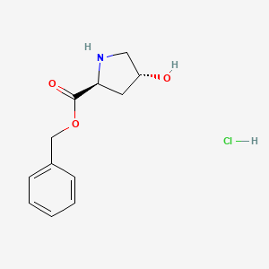 Chemical structure of H-Hyp-Obzl·HCl