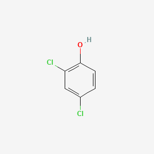 Chemical structure of 2,4-Dichlorophenol