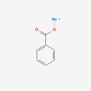 Chemical structure of Sodium benzoate