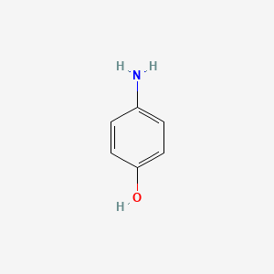 Chemical structure of 4-Aminophenol