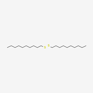 Chemical structure of Decyl disulfide