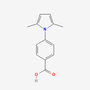 Chemical structure of 4-(2,5-Dimethyl-pyrrol-1-yl)-benzoic acid