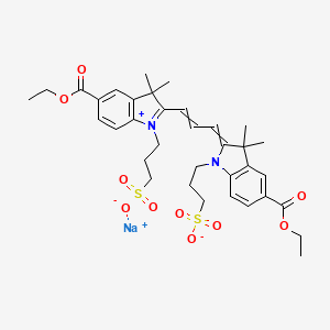 Chemical structure of Cy3 Bis carboxylic acid