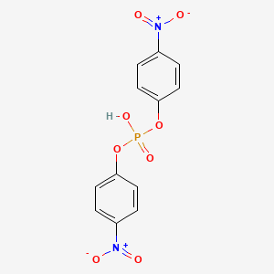 Chemical structure of Bis(4-nitrophenyl) phosphate