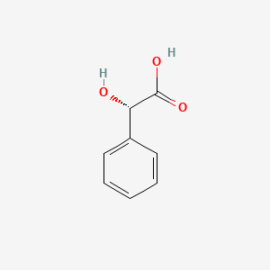 Chemical structure of (S)-mandelic acid