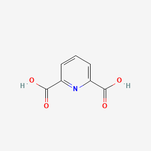 Chemical structure of 2,6-Pyridinedicarboxylic acid
