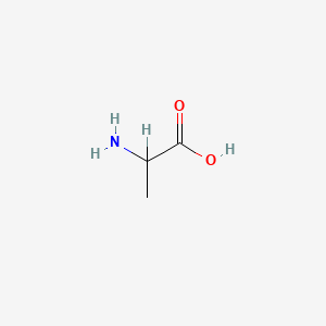 Chemical structure of DL-Alanine