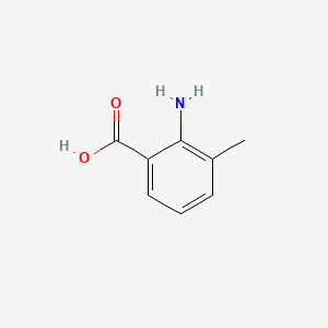 Chemical structure of 3-Methylanthranilic acid