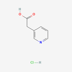 Chemical structure of 3-Pyridylacetic acid hydrochloride
