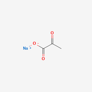 Chemical structure of Sodium pyruvate