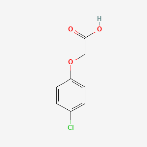 Chemical structure of 4-Chlorophenoxyacetic acid