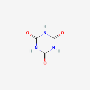 Chemical structure of Cyanuric acid
