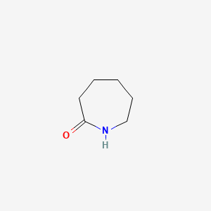 Chemical structure of Caprolactam