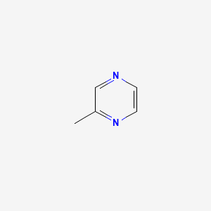 Chemical structure of 2-Methylpyrazine