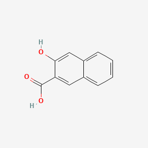 Chemical structure of 3-Hydroxy-2-naphthoic acid